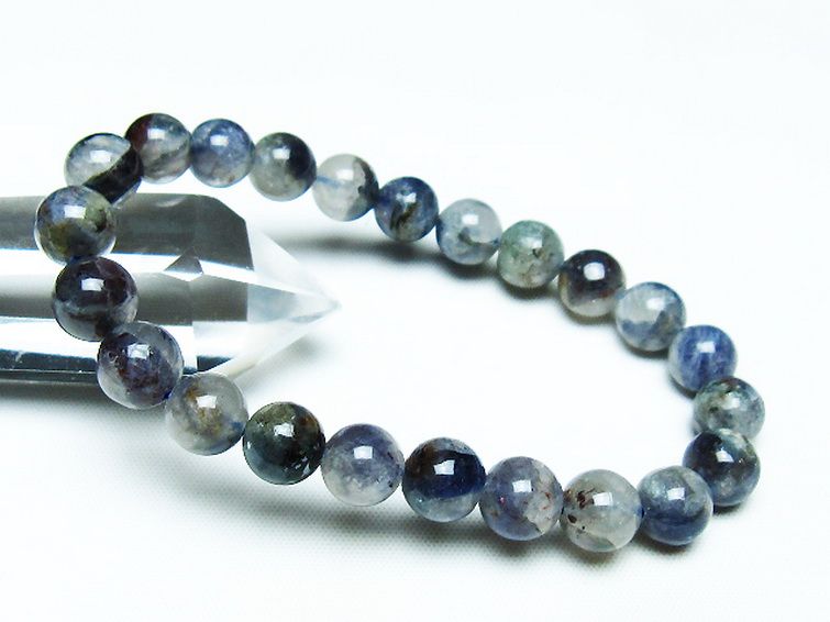 スーパーセブンアイオライト ブレスレット 9mm [t378-4325] 1枚目