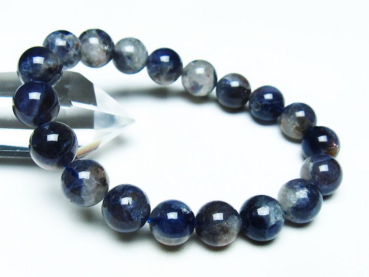 スーパーセブンアイオライト ブレスレット 10mm [t378-4344] 1枚目