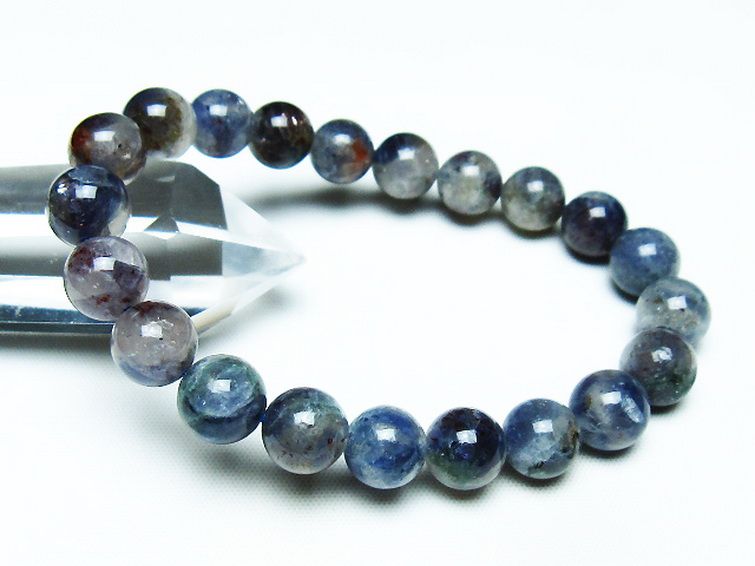 スーパーセブンアイオライト ブレスレット 10mm [T378-4346] 1枚目