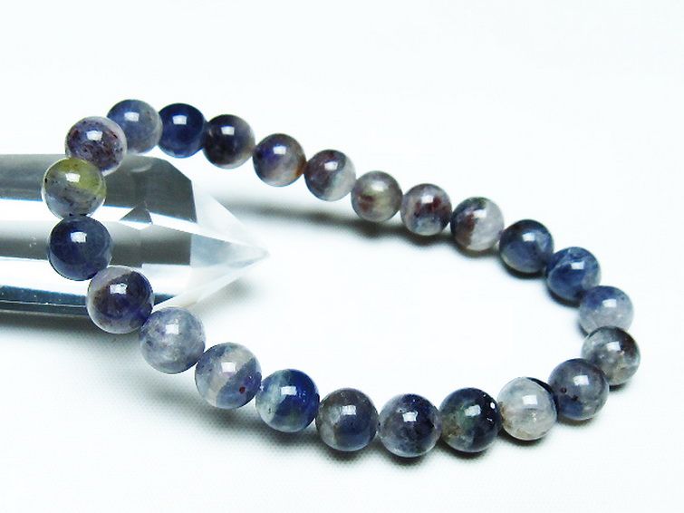 スーパーセブンアイオライト ブレスレット 8mm [T378-4353] 1枚目