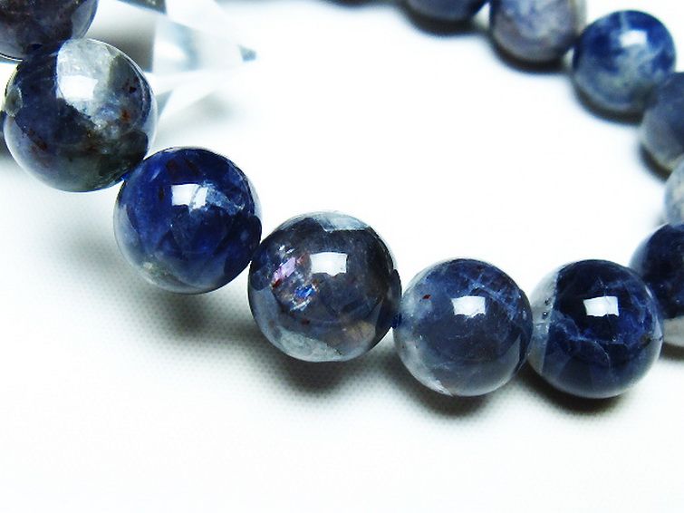 スーパーセブンアイオライト ブレスレット 12mm [T378-4361] 3枚目