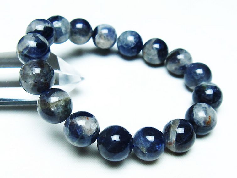 スーパーセブンアイオライト ブレスレット 12mm [t378-4364] 1枚目