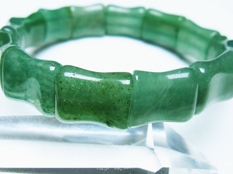 インド翡翠 バングル [t379-3598] 3枚目