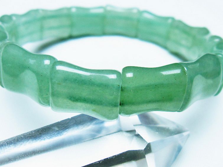 インド翡翠 バングル [t379-3732] 3枚目