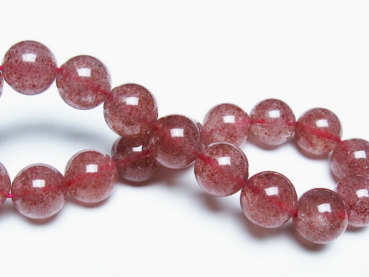 アフリカンストロベリークォーツ ブレスレット 11mm [T381-2469] 2枚目