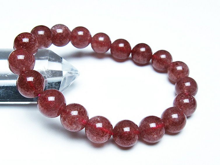 アフリカンストロベリークォーツ ブレスレット 11mm [T381-2488] 1枚目