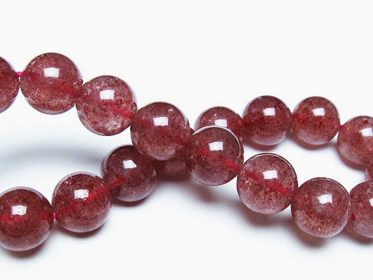 アフリカンストロベリークォーツ ブレスレット 11mm [T381-2488] 2枚目