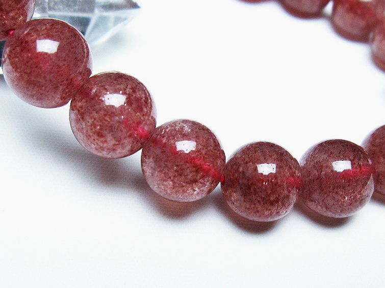 アフリカンストロベリークォーツ ブレスレット 11mm [T381-2488] 3枚目