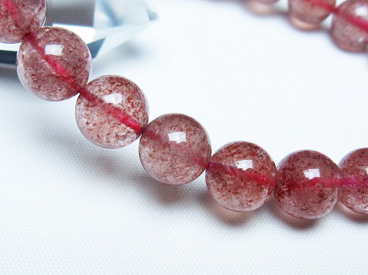 アフリカンストロベリークォーツ ブレスレット 10mm [T381-2539] 3枚目