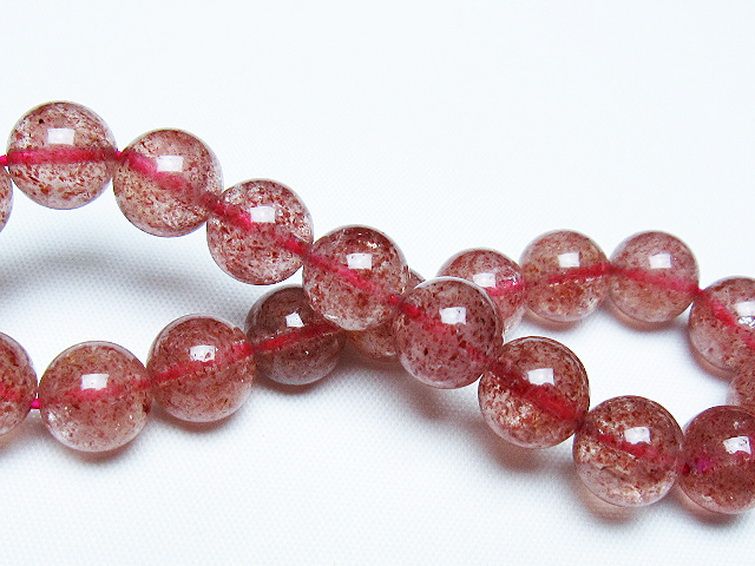 アフリカンストロベリークォーツ ブレスレット 10mm [T381-2547] 2枚目