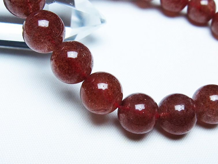アフリカンストロベリークォーツ ブレスレット 11mm [T381-2601] 3枚目