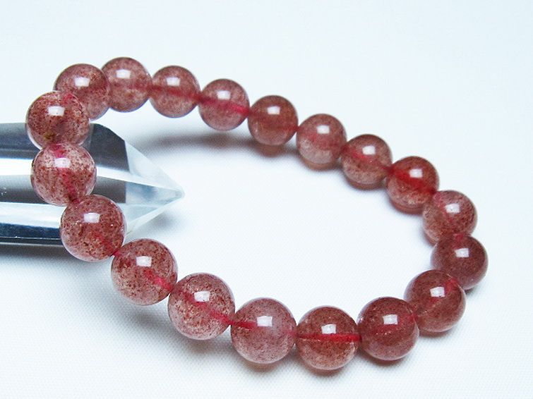 アフリカンストロベリークォーツ ブレスレット 11mm [T381-2602] 1枚目