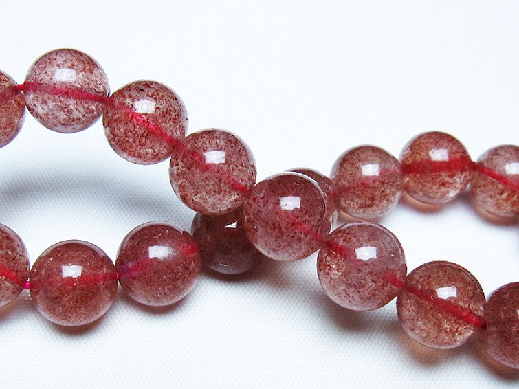 アフリカンストロベリークォーツ ブレスレット 11mm [T381-2602] 2枚目
