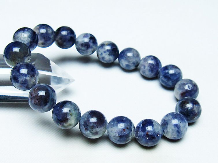 アイオライト ブレスレット 12mm [T383-4624] 1枚目