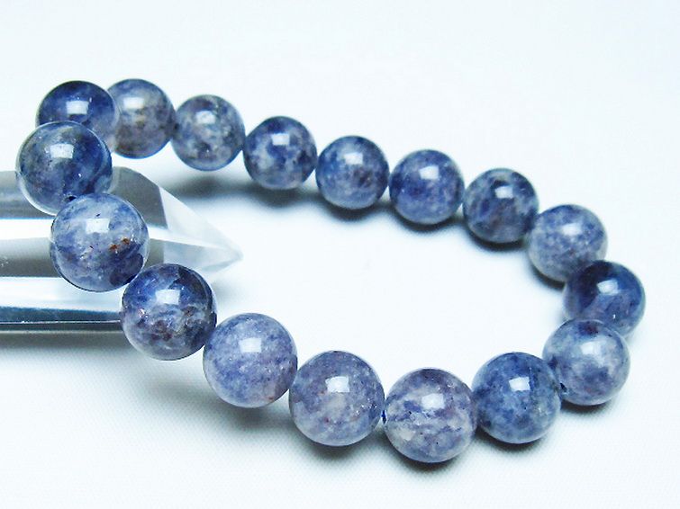 アイオライト ブレスレット 12mm [t383-4915] 1枚目