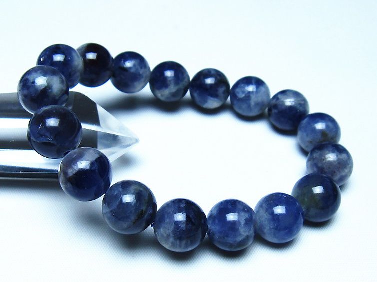 アイオライト ブレスレット 12mm [t383-5117] 1枚目