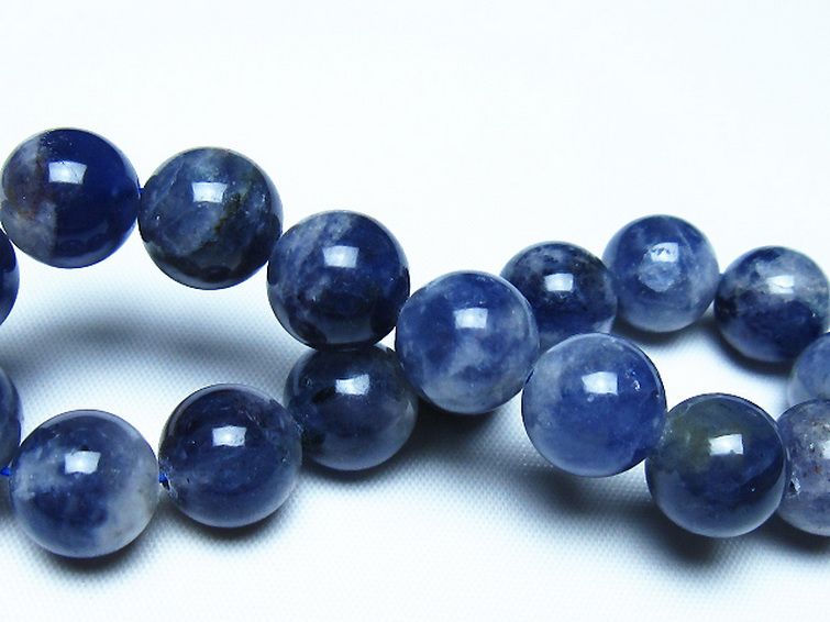 アイオライト ブレスレット 12mm [t383-5117] 2枚目