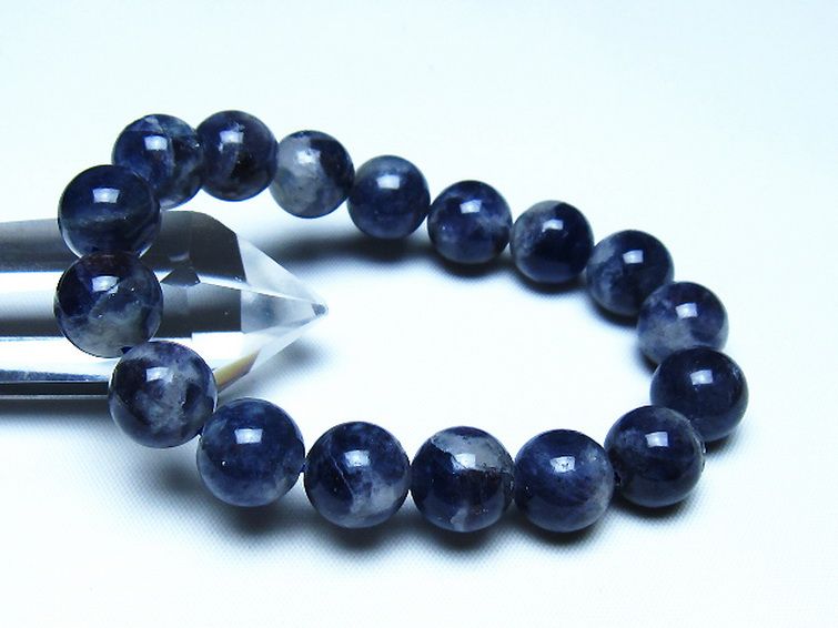 アイオライト ブレスレット 12mm [t383-5159] 1枚目