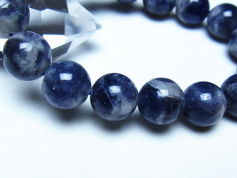 アイオライト ブレスレット 12mm [t383-5159] 3枚目