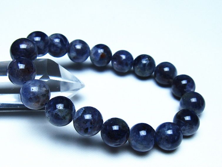 アイオライト ブレスレット 12mm [t383-5161] 1枚目