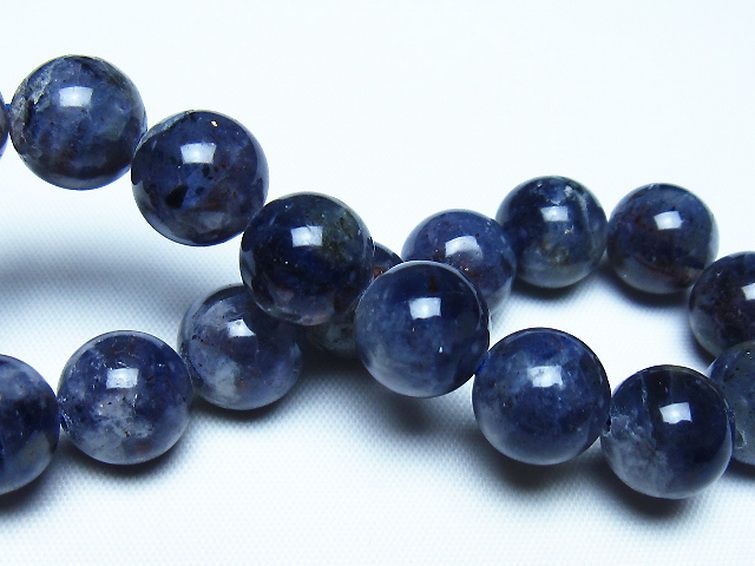 アイオライト ブレスレット 12mm [t383-5161] 2枚目