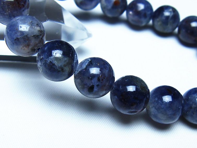 アイオライト ブレスレット 12mm [t383-5161] 3枚目