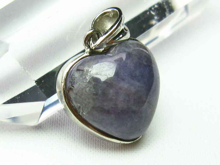 タンザナイトハート ペンダント [t384-1083] 2枚目