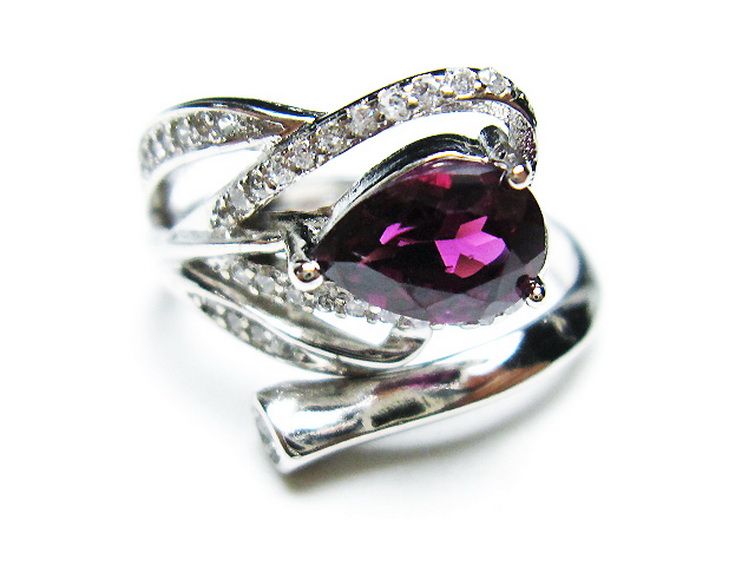 キャンディピンク ガーネット 指輪 (10号) [t384-1465] 1枚目