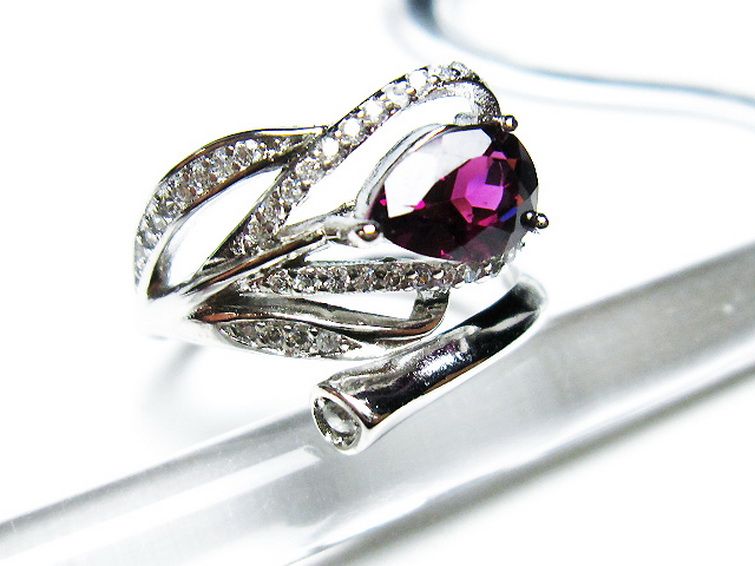 キャンディピンク ガーネット 指輪 (10号) [t384-1465] 2枚目