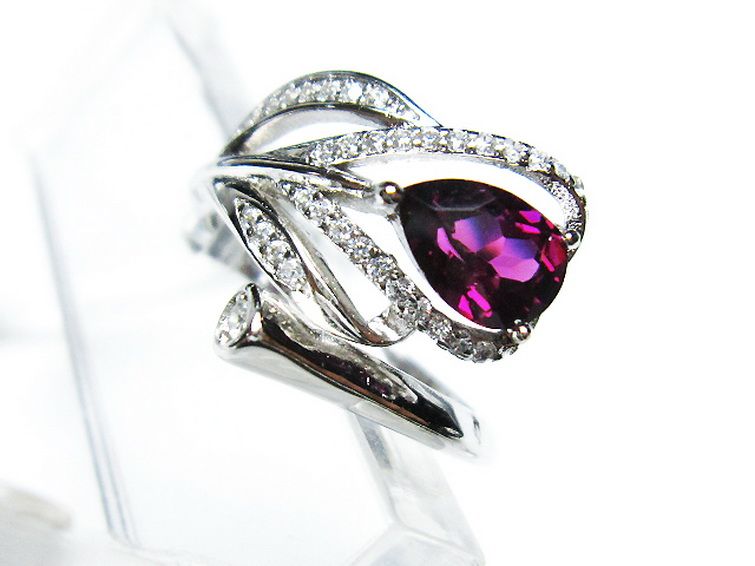 キャンディピンク ガーネット 指輪 (10号) [t384-1465] 3枚目