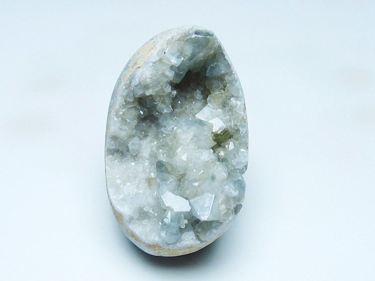  セレスタイト 天青石 原石[T385-14677] 1枚目