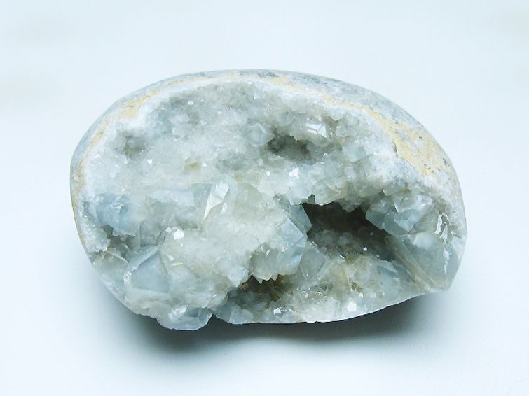  セレスタイト 天青石 原石[T385-14677] 3枚目