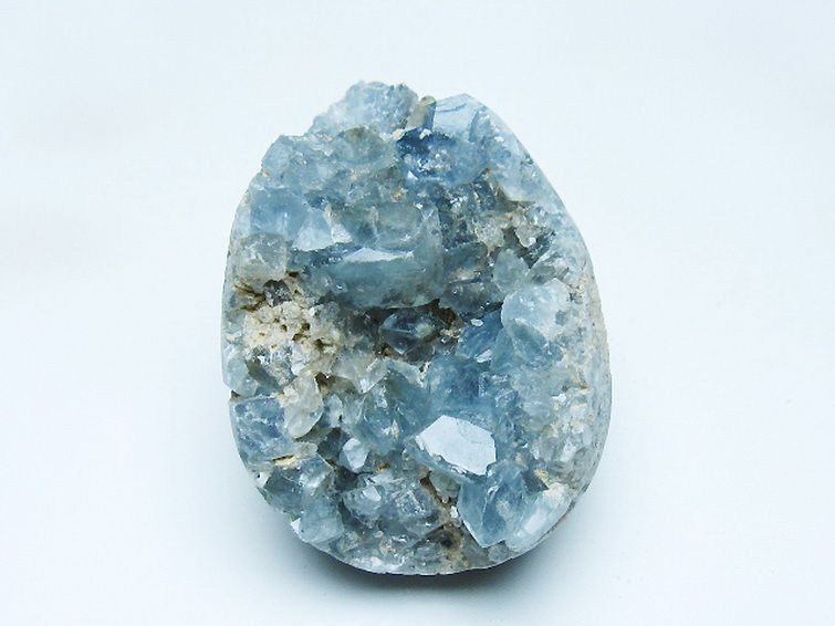  セレスタイト 天青石 原石[T385-14714] 1枚目
