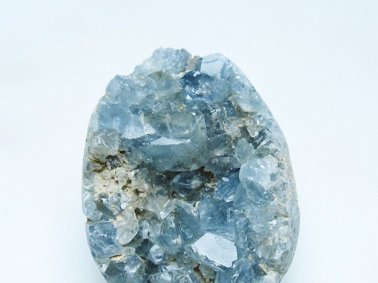  セレスタイト 天青石 原石[T385-14714] 2枚目