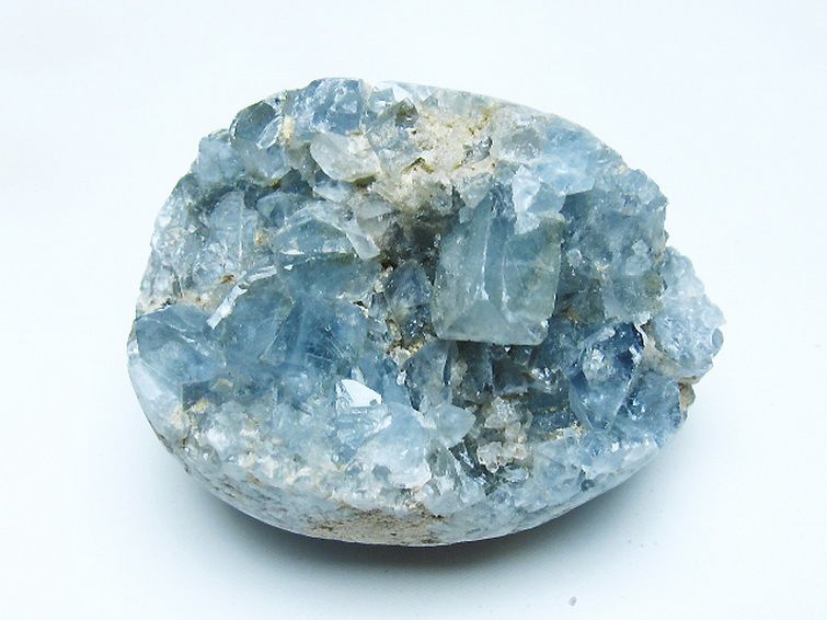  セレスタイト 天青石 原石[T385-14714] 3枚目