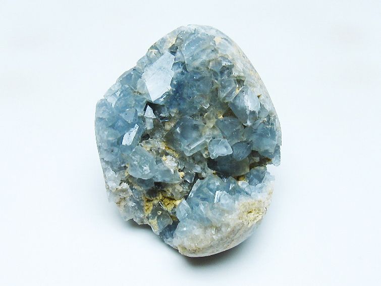  セレスタイト 天青石 原石[T385-14734] 1枚目