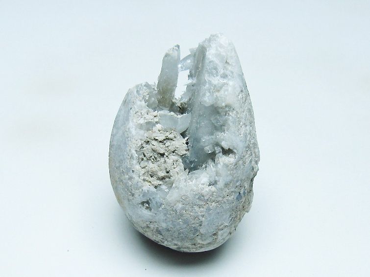  セレスタイト 天青石 原石[T385-14751] 1枚目