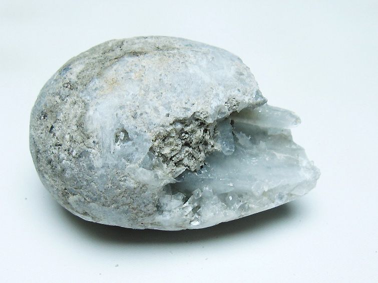  セレスタイト 天青石 原石[T385-14751] 3枚目