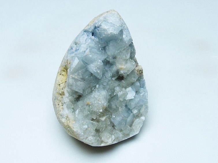  セレスタイト 天青石 原石[T385-14774] 1枚目