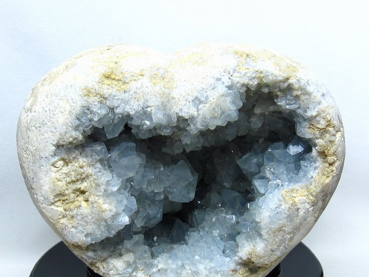 9.9Kg セレスタイト 天青石 ハートシェイプ 原石[T385-14869] 3枚目