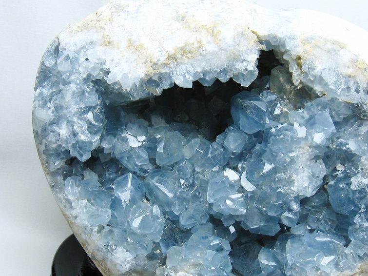 9.6Kg セレスタイト 天青石 ハートシェイプ 原石[T385-14870] 3枚目