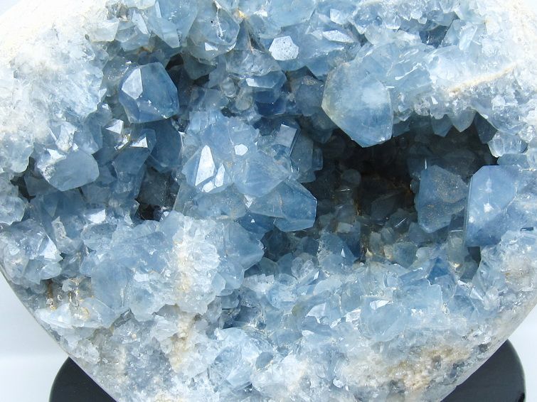 10.7Kg セレスタイト 天青石 ハートシェイプ 原石[t385-14871]