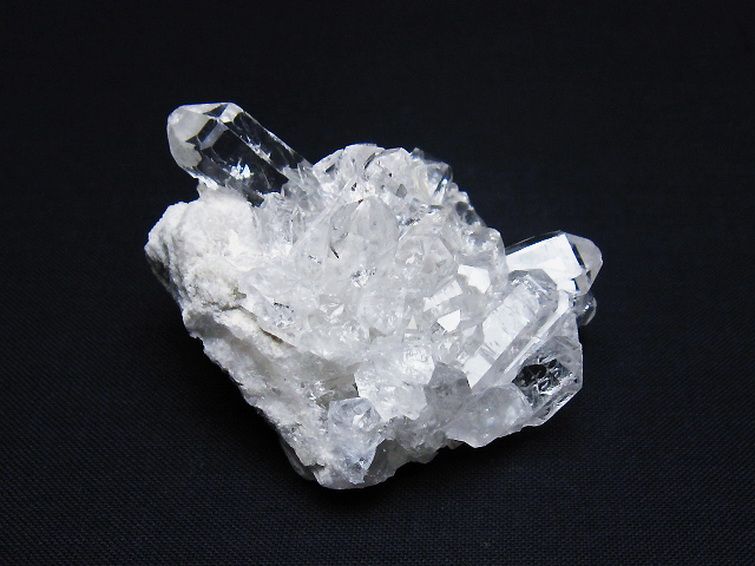 アーカンソー州産 水晶クラスター[T386-7572] 1枚目