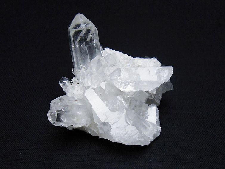 アーカンソー州産 水晶クラスター[T386-7629] 1枚目