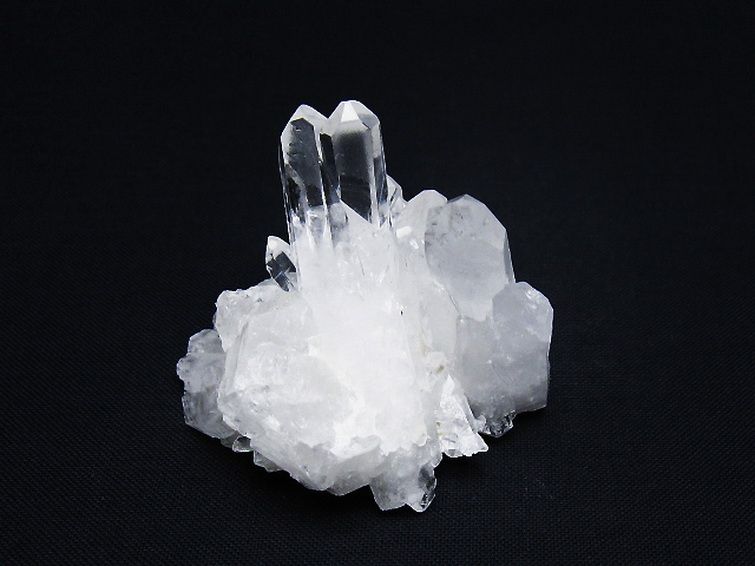 アーカンソー州産 水晶クラスター[T386-7678] 1枚目