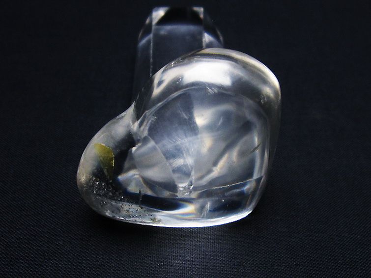 ヒマラヤ水晶ハート 置物 [t387-14225] 2枚目