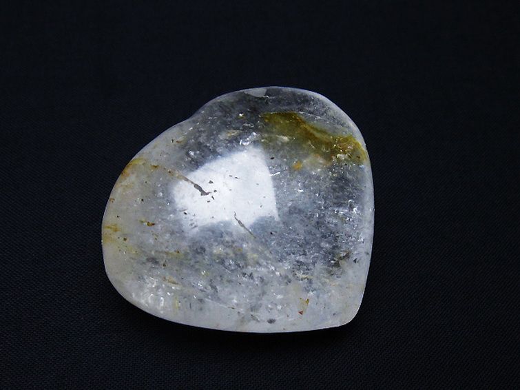 ヒマラヤ水晶ハート 置物 [t387-14372] 1枚目