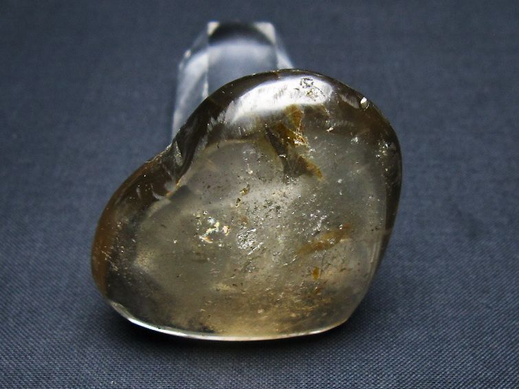 ライトニング水晶ハート 置物[T387-14383] 2枚目