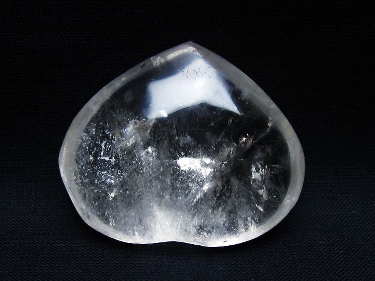 ヒマラヤ水晶ハート 置物 [t387-14445] 3枚目