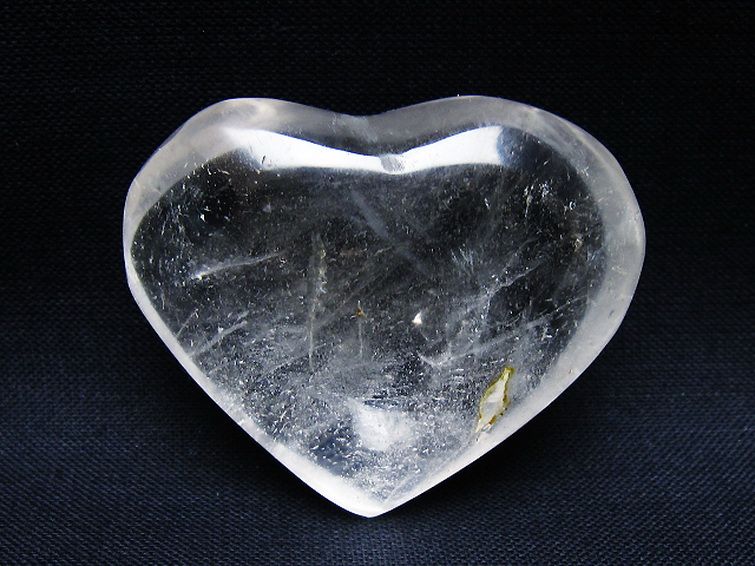 ヒマラヤ水晶ハート 置物 [t387-14450] 1枚目
